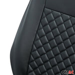 Sitzbezüge Schonbezüge für Ford Transit 2000-2009 Kunstleder Schwarz 2+1