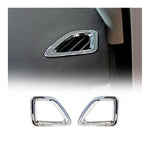 Lufteinlass Air Vent Lüftungs Abdeckung für Jeep Cherokee 2014-2018 Chrom ABS 2x