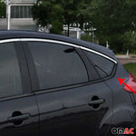 Fensterleisten Zierleisten für Ford Focus 2010-2018 obere Edelstahl Chrom 8tlg