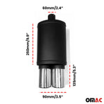Auspuffanlage Endtopfpuff Rostfrei Endrohr Endstück Chrom Edelstahl 60 mm