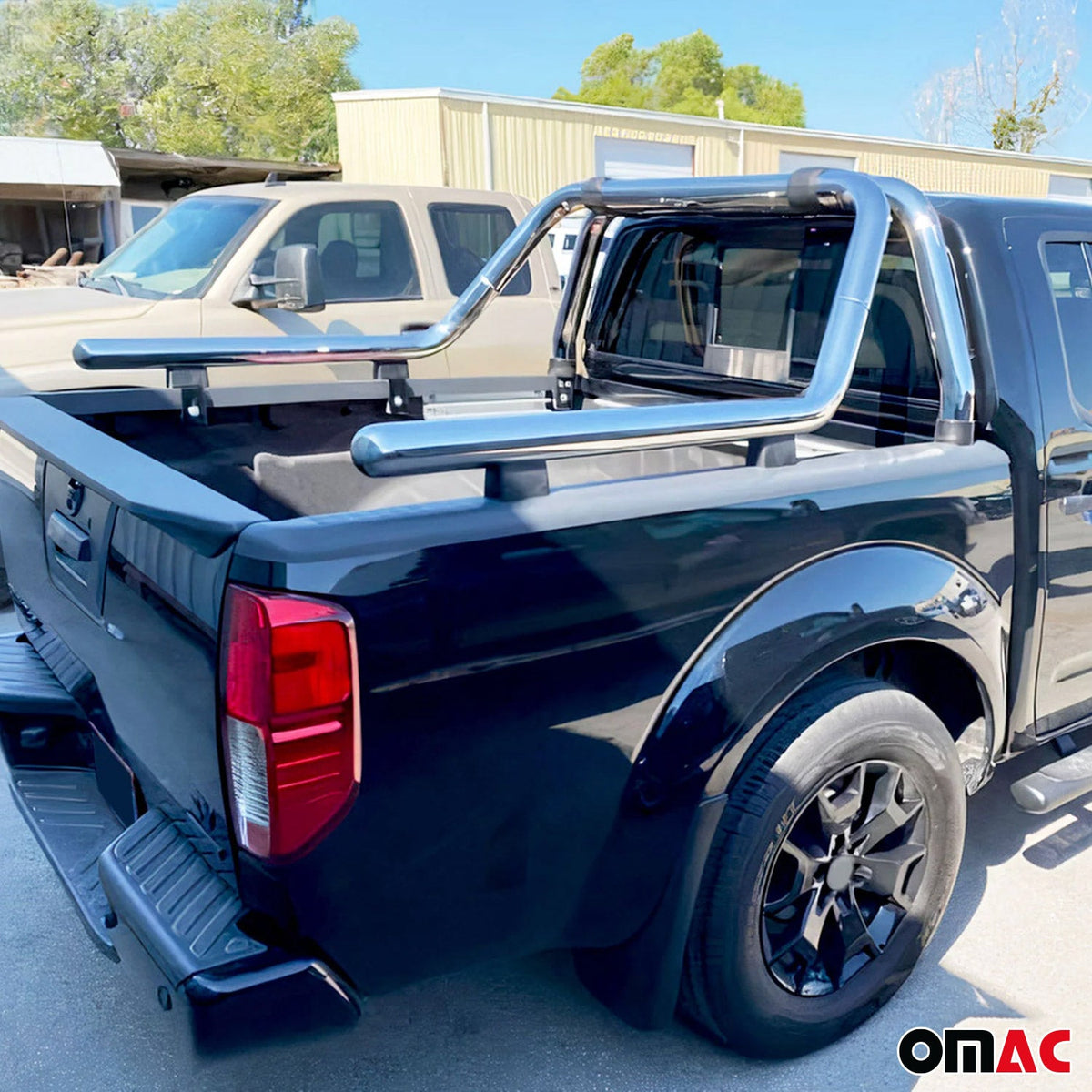 Überrollbügel Rollbar für Ford Ranger 2006-2011 Gefärbten Stahl Ø76 Silber