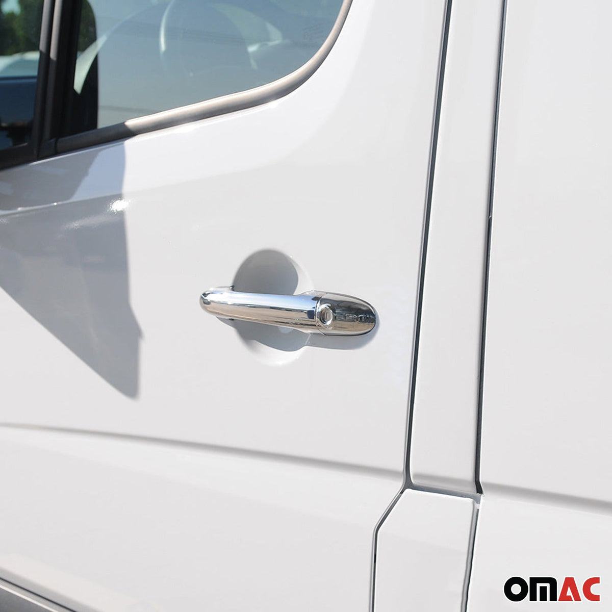 Türgriffe Spiegelkappen Kofferraumleiste für VW Crafter 2006-2017 Chrom Satz
