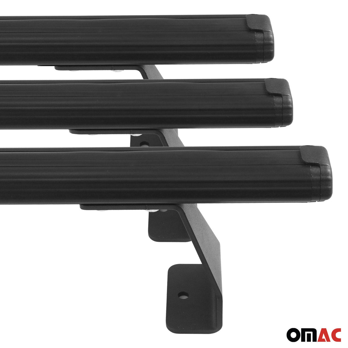 Dachträger Grundtäger für VW T7 Multivan 2021-2026 75kg Aluminium Schwarz 3 tlg