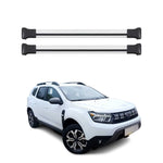 Dachträger Grundtäger für Dacia Duster III 2024-2027 75kg Aluminium Silber 2 tlg