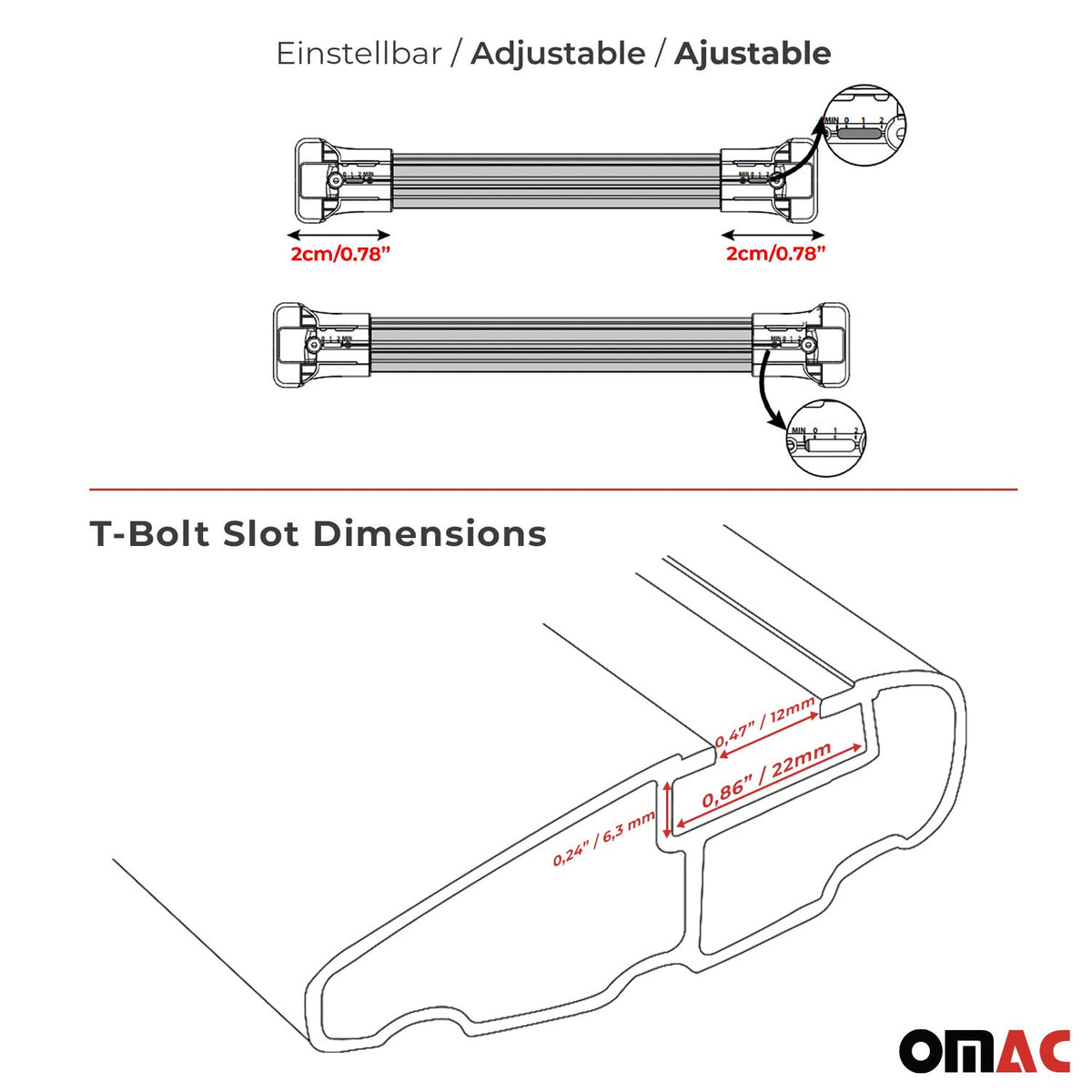 Dachträger Grundtäger für Ford Transit 2015-2026 75kg Aluminium Schwarz 3 tlg
