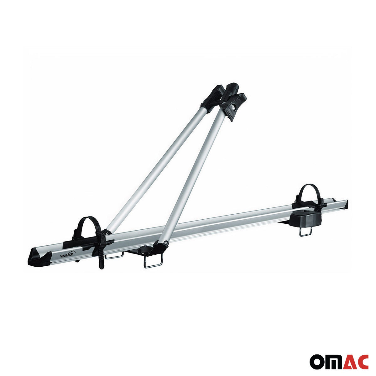 Fahrradträger Dachfahrradträger bis 17kg Aluminium Silber Fahrradhalter 2tlg