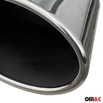Auspuffblende Endrohr für VW Golf 2012-2019 Edelstahl Chrom 2x
