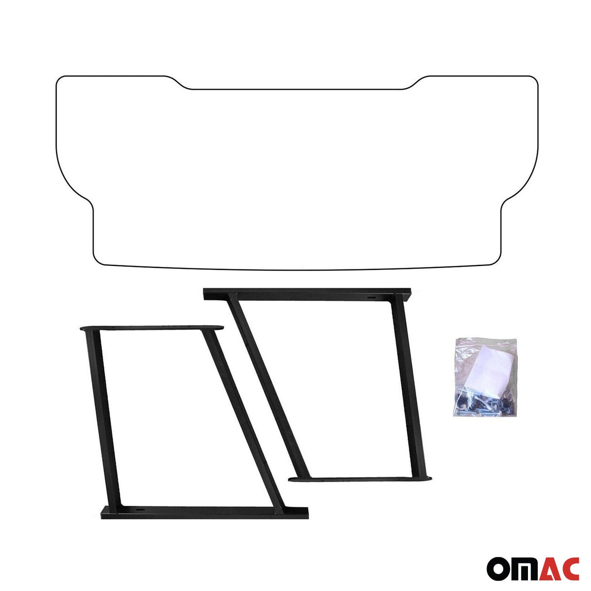 Multiflexboard Schienen 2x für Mercedes Vito W447 2014- mit Unterlage Schrauben