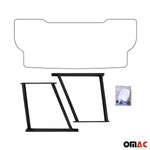 Multiflexboard Schienen 2x für Mercedes Vito W447 2014- mit Unterlage Schrauben