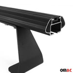 Dachträger Grundtäger für Mercedes Citan W420 2021-2026 75kg Alu Schwarz 2 tlg