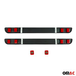 Einstiegsleisten Exclusive Türschwellerleisten Auto Carbon 2x 45Cm