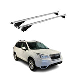 Menabo Dachträger Grundtäger für Subaru Forester IV 2013-2018 75kg Alu Grau 2x