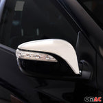 Spiegelkappen Spiegelabdeckung für Hyundai ix35 2010-2015 Edelstahl Chrom 2tlg