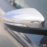 Spiegelkappen Spiegelabdeckung für VW Passat B7 2010-2015 Edelstahl Chrom 2tlg