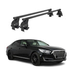 Menabo Dachträger Grundtäger für Genesis G90 2016-2019 50kg Stahl Schwarz 2 tlg