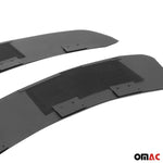Lüftungsgitter Be & Entlüftung für Citroen Nemo 2008-2017 Aluminium Schwarz 2tlg