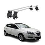 Menabo Dachträger Grundtäger für Lancia Delta 2008-2014 50kg Stahl Silber 2 tlg