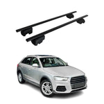 Dachträger Grundträger für Audi Q3 mk1 2011-2018 75kg Stahl Schwarz 2 tlg
