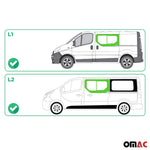 Seitenfenster Auto Schiebefenster für Renault Trafic 2001-2014 Rechts L1 L2