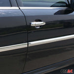 Seitentürleiste Türleisten Türschutzleiste für Opel Vectra C 2002-2008 Chrom 4x