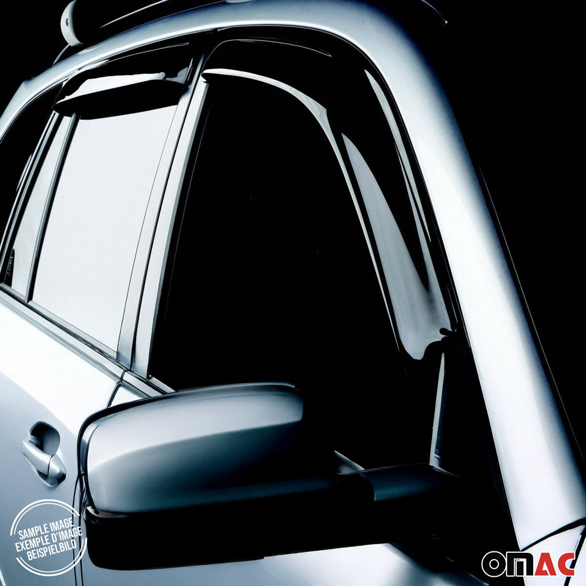 4x Windabweiser Regenabweiser für Hyundai Tucson III 2015-2020 Acryl Dunkel