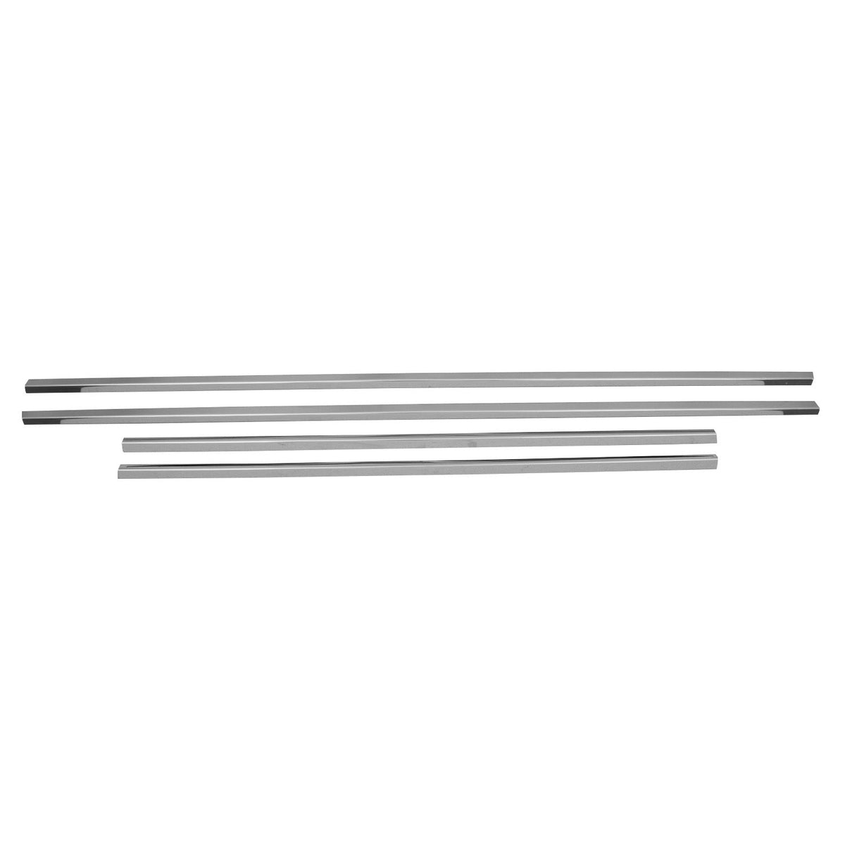 Fensterleisten Zierleisten für Land Rover Discovery 2009-2016 Edelstahl Chrom 4x