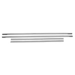 Fensterleisten Zierleisten für Land Rover Discovery 2009-2016 Edelstahl Chrom 4x