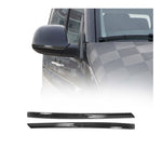 Spiegelkappen Leiste für VW Amarok 2010-2021 Kohlefaser Carbon Schwarz 2tlg