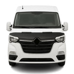 Haubenbra Steinschlagschutz für Renault Master 3 2019-2023 Schwarz Halb