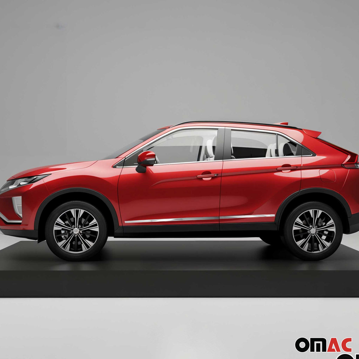 Seitentürleiste Türschutzleiste für Mitsubishi Eclipse Cross 2018-2026 Chrom 4x
