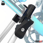 Fahrradträger Dachfahrradträger bis 17kg Aluminium Silber Fahrradhalter 2tlg