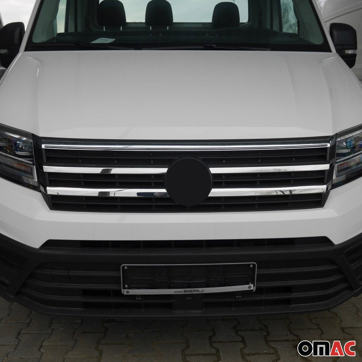 Kühlergrill Leisten Grillleisten für VW Grand California 2018-2021 Chrom 4x
