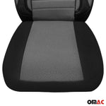 Schonbezüge Sitzbezüge für Honda Accord Grau Schwarz 2 Sitz Vorne Satz