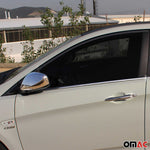Fensterleisten Zierleisten für Hyundai Accent Blue Solaris 2012-2021 Chrom 6tlg