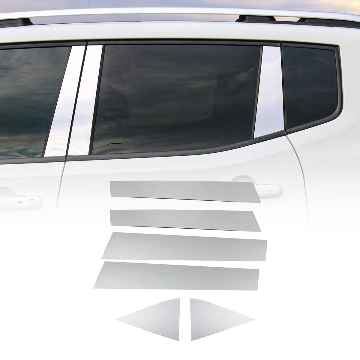 B-Säule Türsäulen Verkleidung für Ford Ecosport 2013-2024 Edelstahl Chrom 6tlg