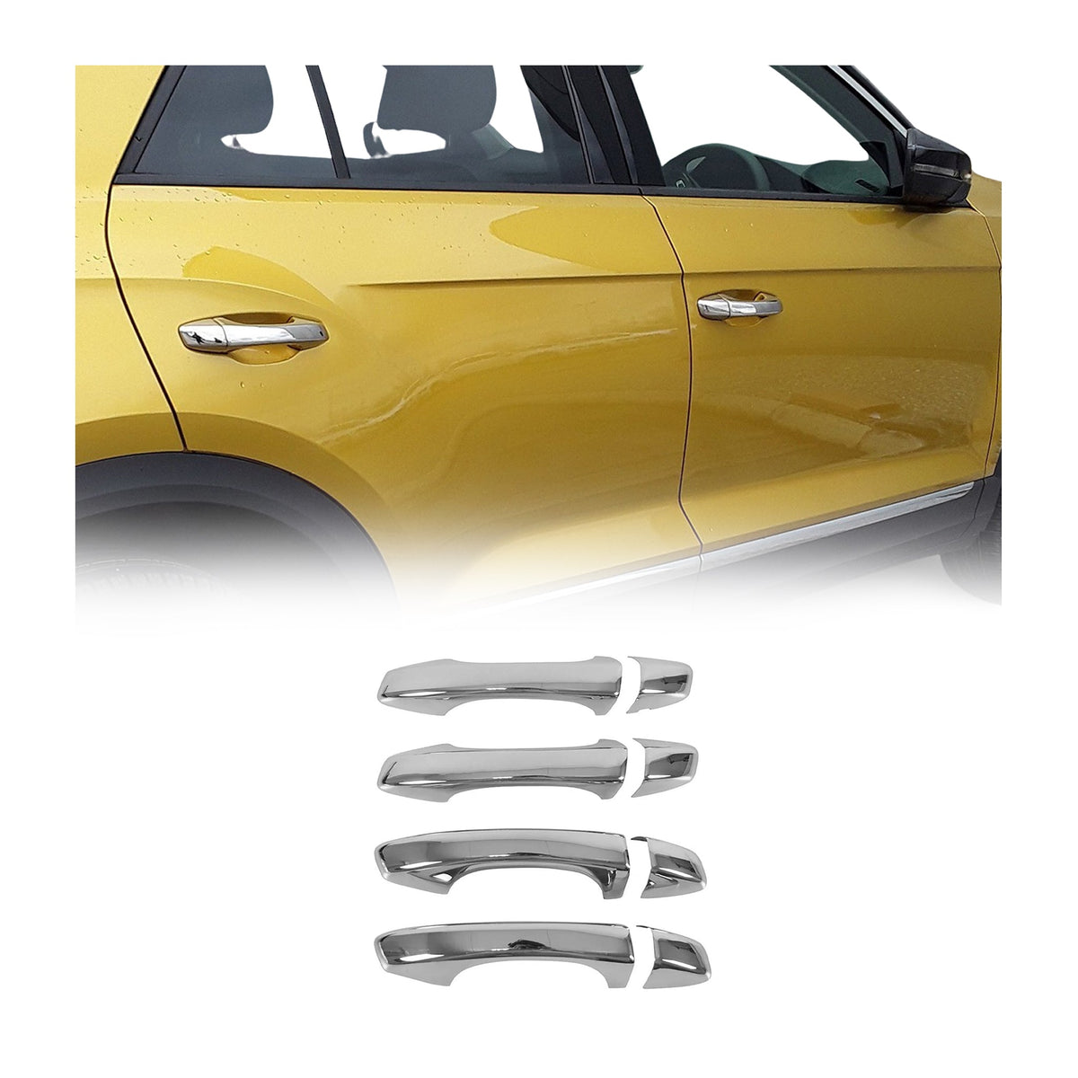 Chrom Türgriff Blende für Seat Ibiza 2017-26 / Leon 2012-2026 Edelstahl