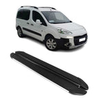 Trittbretter Seitenschweller für Peugeot Partner Tepee 2008-2018 Schwarz