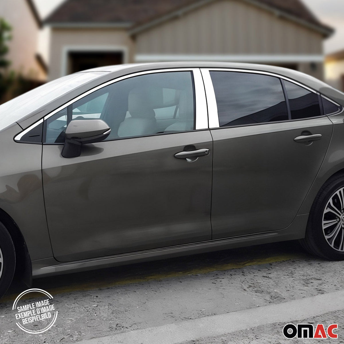 B-Säule Türsäulen Verkleidung für VW Golf 2012-2019 Edelstahl Chrom 4tlg
