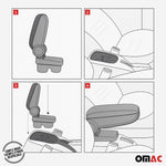 Armlehne Mittelarmlehne für Renault Megane 2016-2022 PU-Leder ABS Schwarz