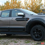 Seitentürleiste Türschutzleiste für Dacia Duster 2010-2018 ABS Schwarz 2x