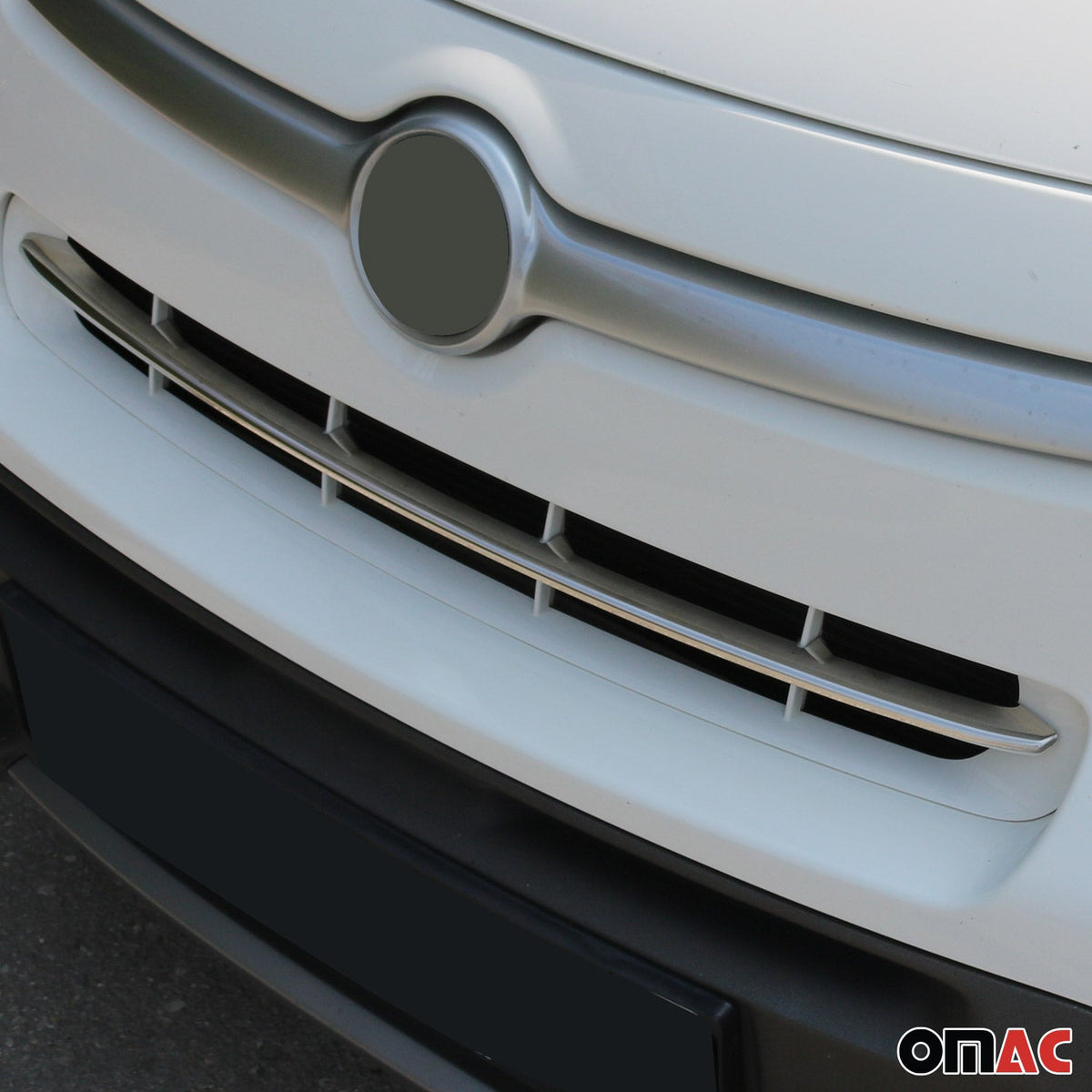 Kühlergrill Leisten Grillleisten für Fiat 500L Popstar 2012-2017 Edelstahl Chrom