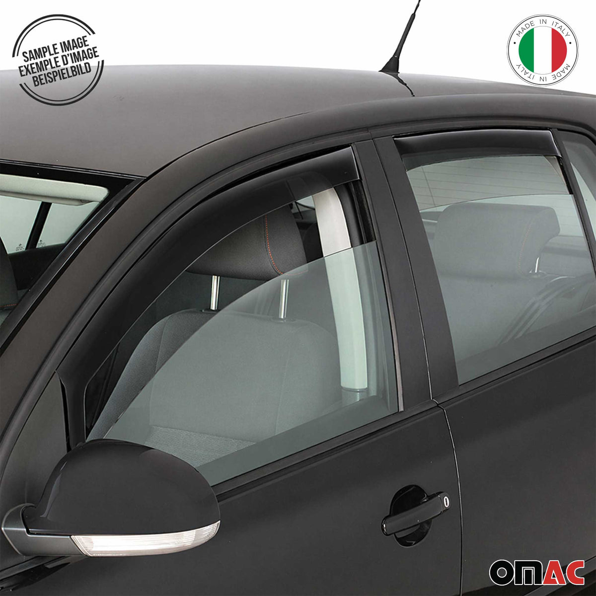 Windabweiser Regenabweiser für Mini Clubman F54 2015-2024 Dunkel Acryl 4tlg