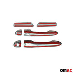 Türgriff Blende Chrom für Renault Clio 2012-2019 4-Tür Edelstahl 6x