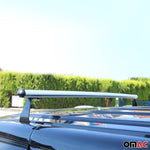 Dachträger für VW T5 T6 Transporter Multivan Caravelle 2003-2024 Alu Grau 2tlg