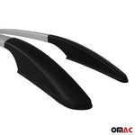 Aluminium Dachreling Relingträger für Skoda Rapid Spaceback 2013-2019 Silber