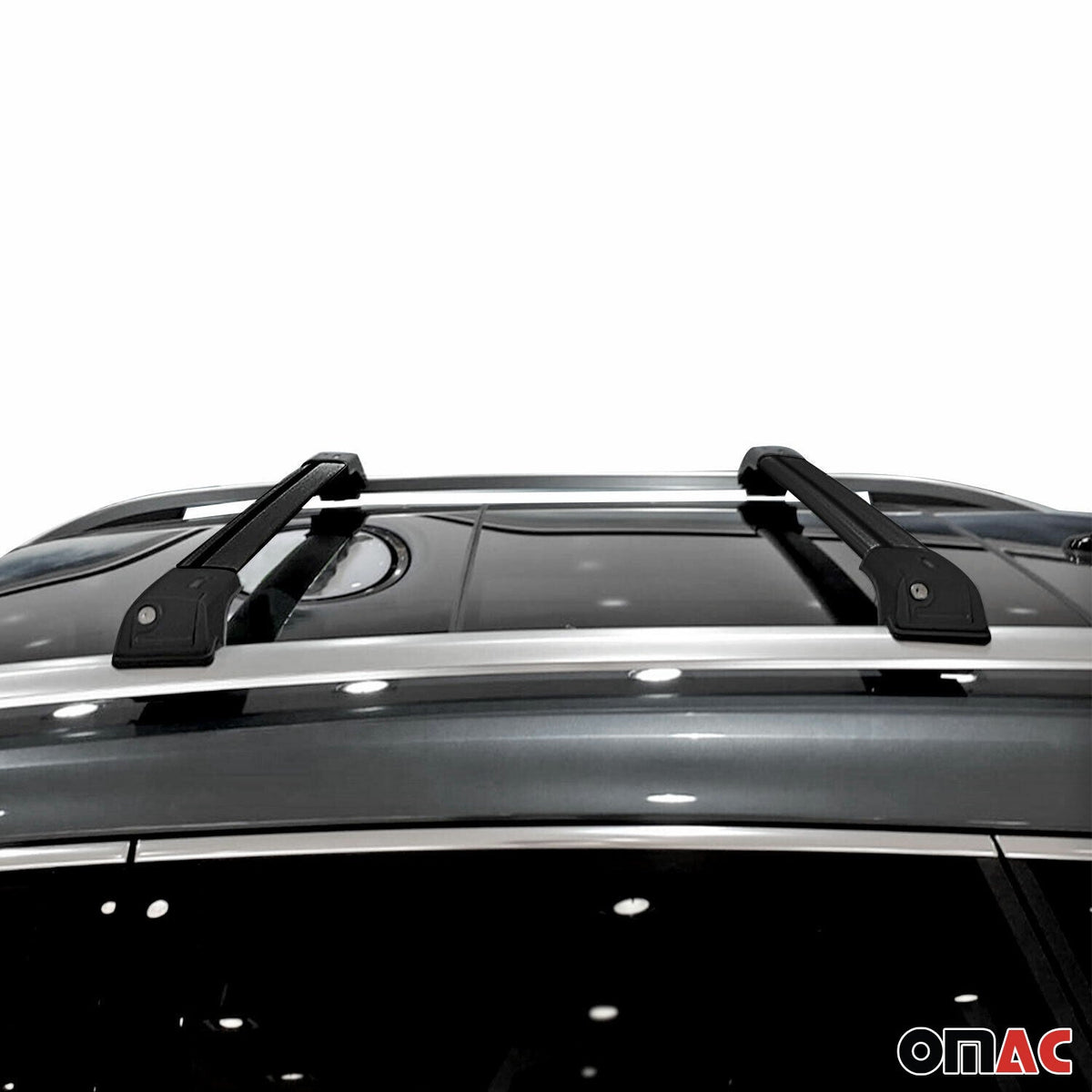 Dachträger Grundtäger für Land Rover Freelander I 1998-2006 75kg Schwarz Alu 2x