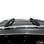 Dachträger Grundtäger für Land Rover Freelander I 1998-2006 75kg Schwarz Alu 2x