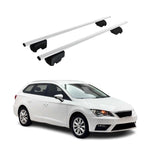 Dachträger Gepäckträger für Seat Leon 2014-2020 Grundträger ABE Stahl Silber
