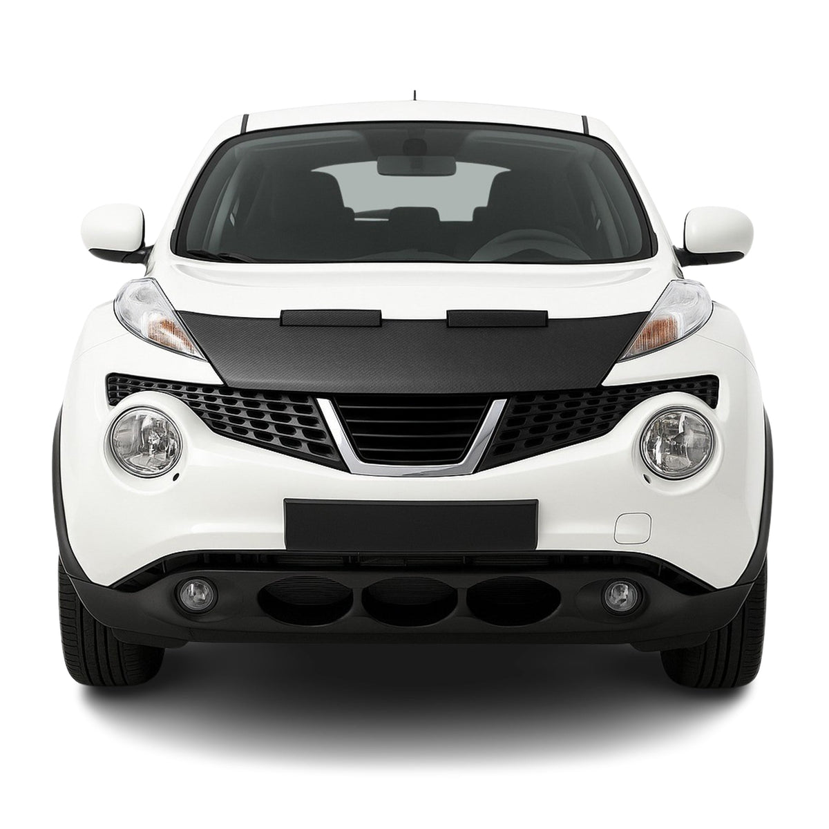 Haubenbra Steinschlagschutz Bonnet Bra für Nissan Juke 2010-2019 Carbon Halb