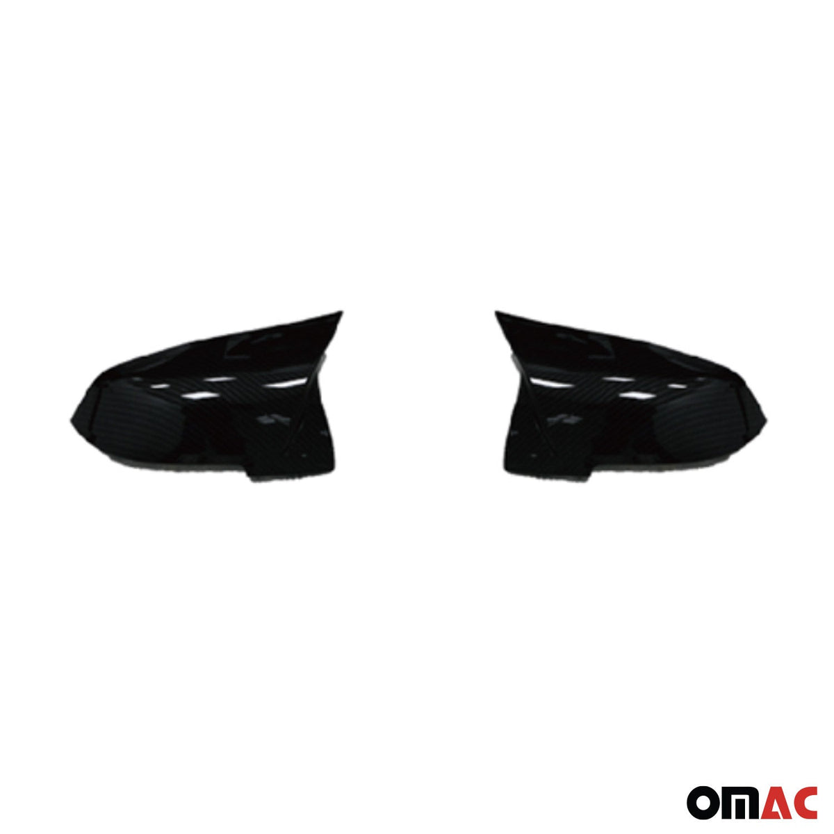 Spiegelkappen Spiegelabdeckung Für BMW F30 M3 2013-2019 ABS Schwarz Glanz 2tlg